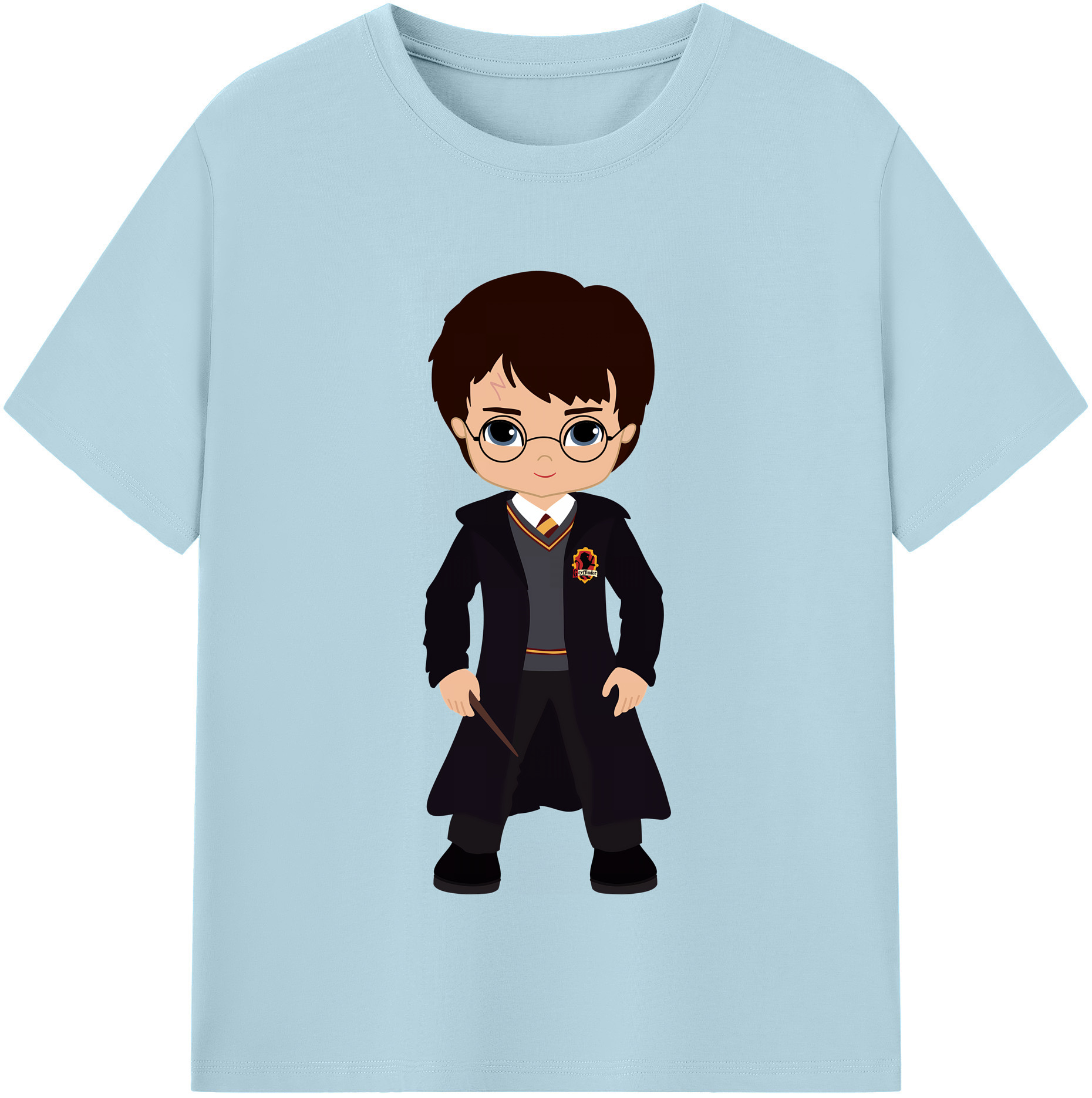 （画像用） Harry Potter ハリー・ポッターシリーズ 綿100％半袖Tシャツ（フロントプリント）